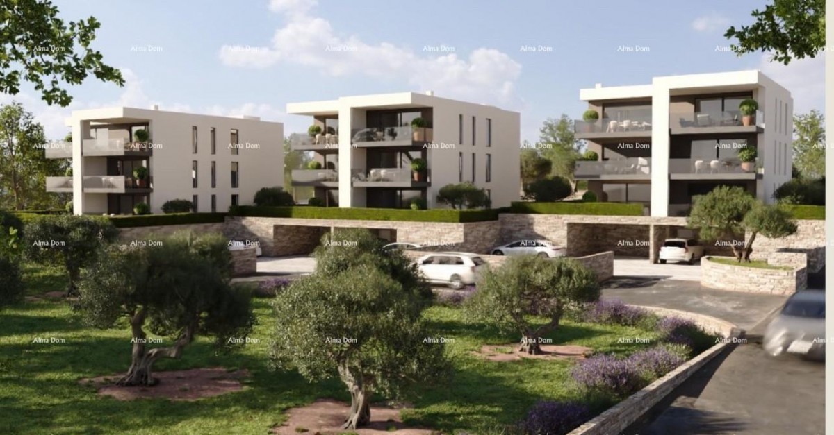 Novi projekt! Stanovi na odlični lokaciji, v bližini morja, Umag! D, zg1 1
