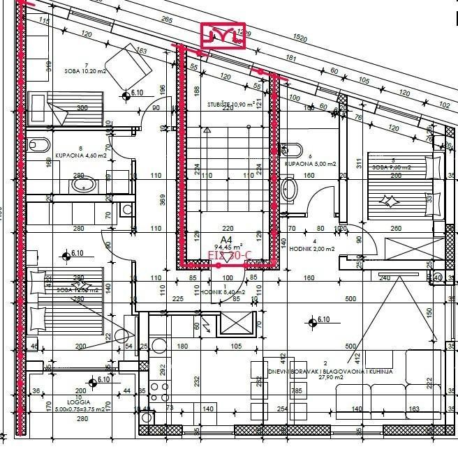 Stan u novogradnji, Pula! Stan A4 ZgB 5