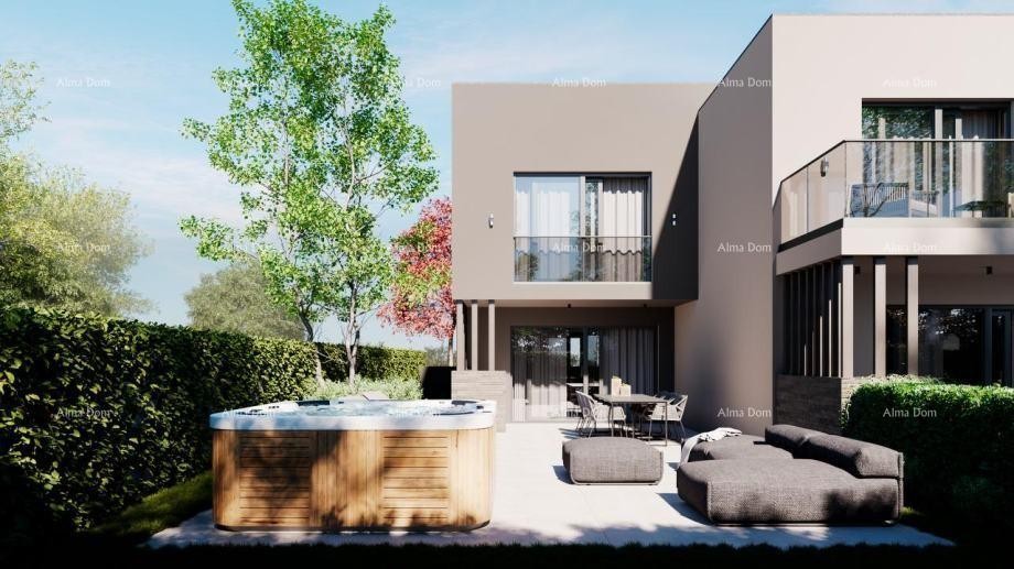 ŠEGOTIĆI, MODERN DOUBLE HOUSE IN NEW CONSTRUCTION WITH PRIVATE GARDEN 6