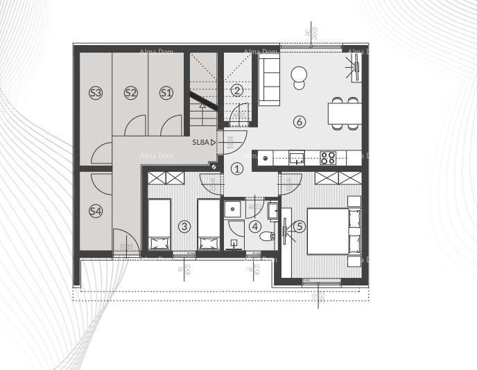 Appartamenti in vendita in un nuovo complesso residenziale, Štinjan! 15
