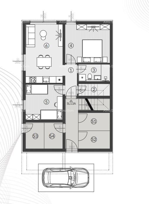 Prodaja stanov v novem stanovanjskem kompleksu, Štinjan! 13A 9