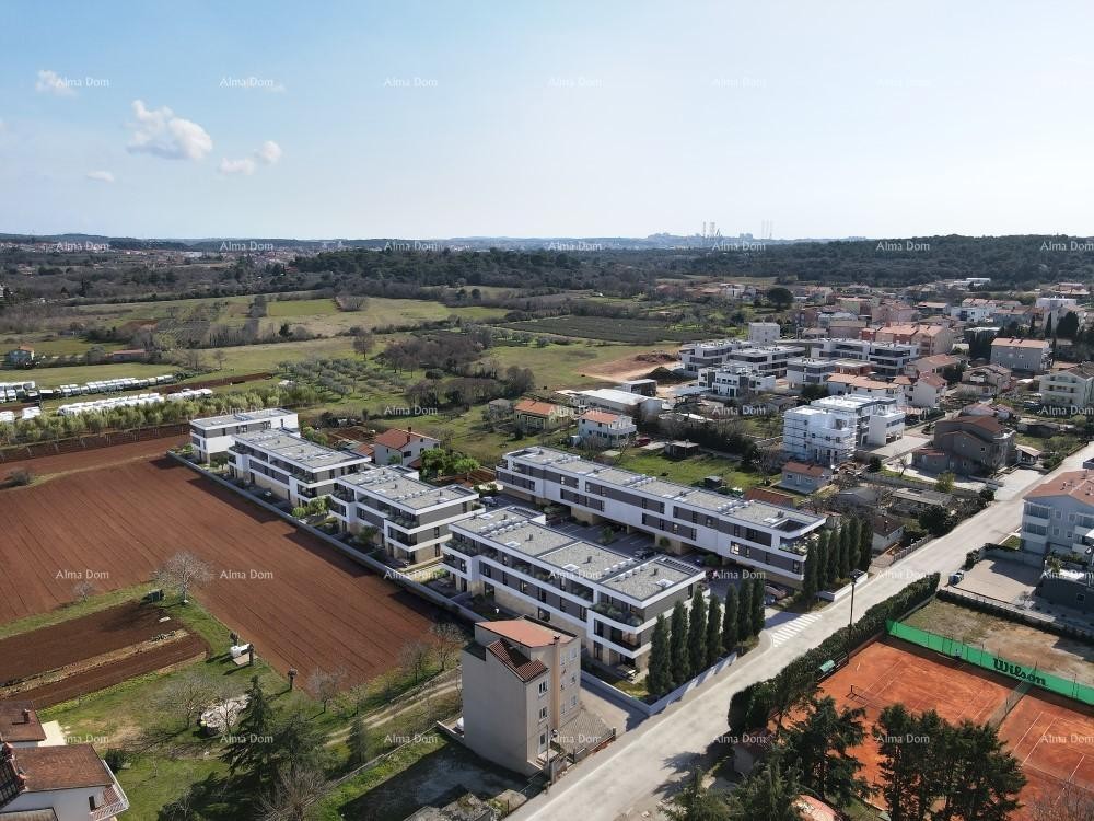 Fažana 2 km do centra Fažane. Prodaja stanova u novom stambenom kompleksu, Štinjan! 1B 3