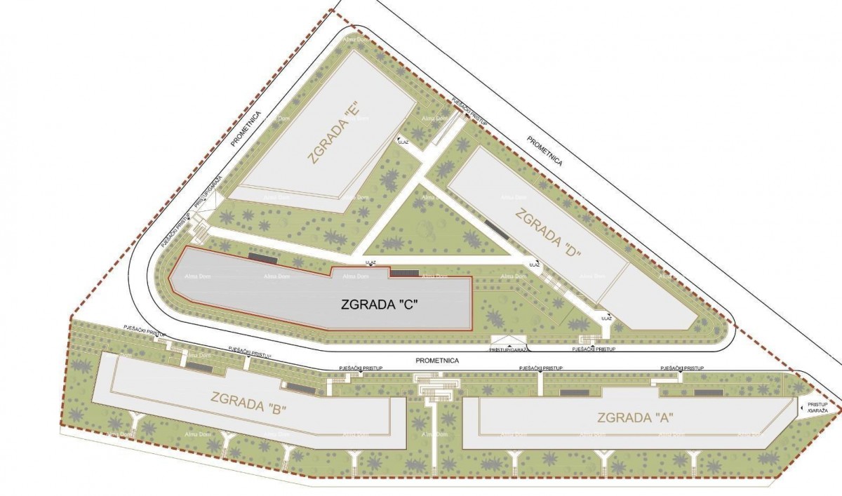 Prodaja modernih stanova u eksluzivnoj zgradi sa pogledom na marinu, Pula! 4