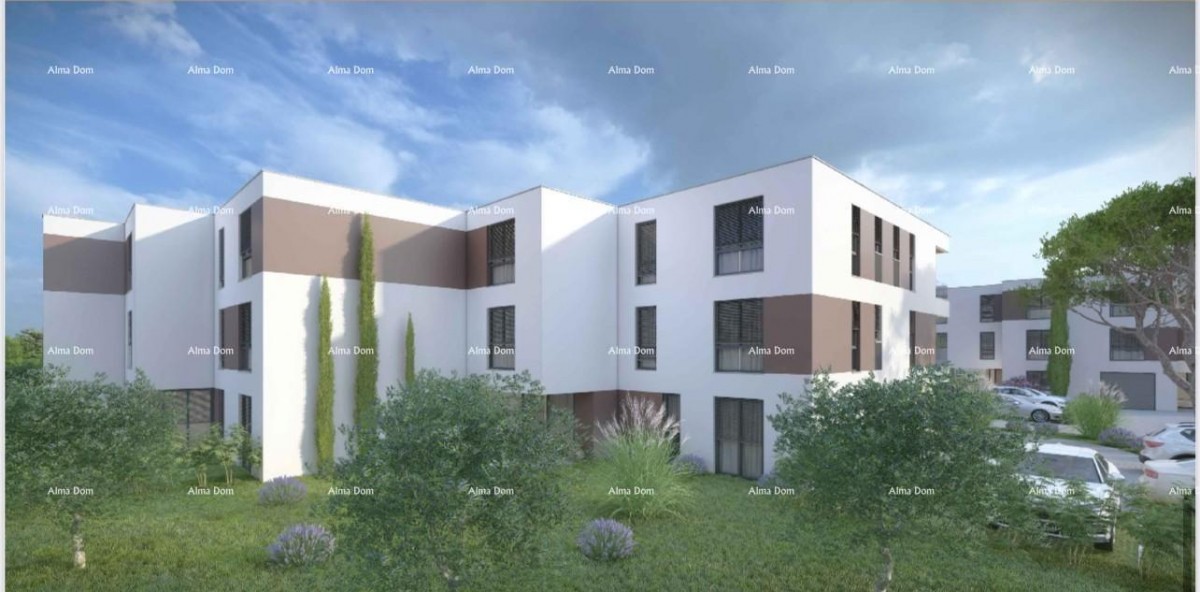 Vendita - appartamento al piano terra, in un nuovo complesso residenziale, Valdebek, Pola! Zg6 S1 5