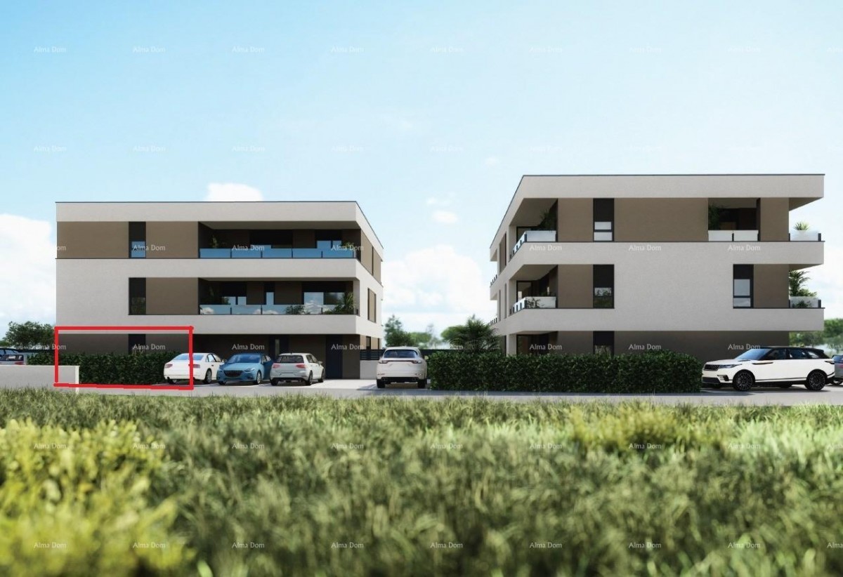 POLA, Valdebek - Appartamento al piano terra in vendita con giardino / D1 2