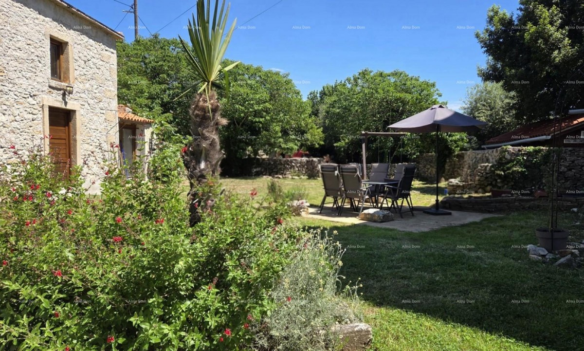 KRNICA, Istriana casa in pietra di 170 m² con 2 appartamenti, appartamento e grande cortile 1