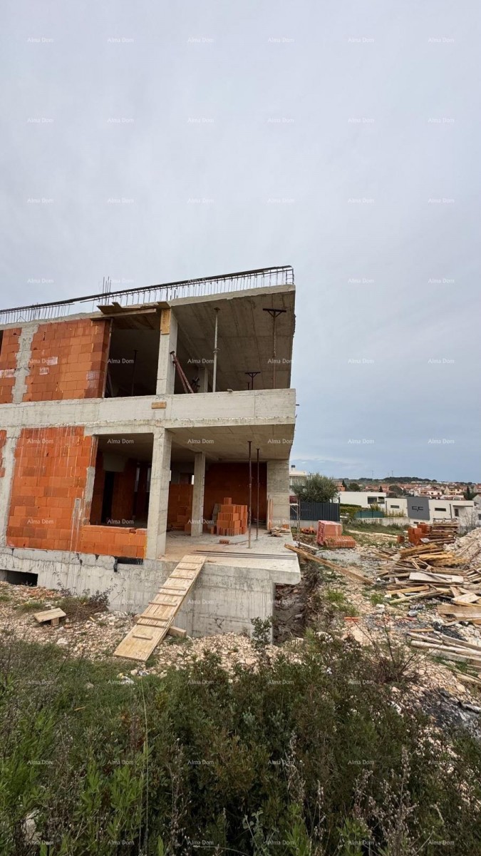 Mukalba, Medulin, Prodaja hiše v roh-bau fazi s pogledom na morje 10