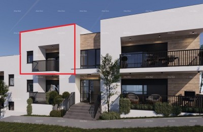 ŽMINJ - moderno appartamento al primo piano con terrazza (Appartamento F)