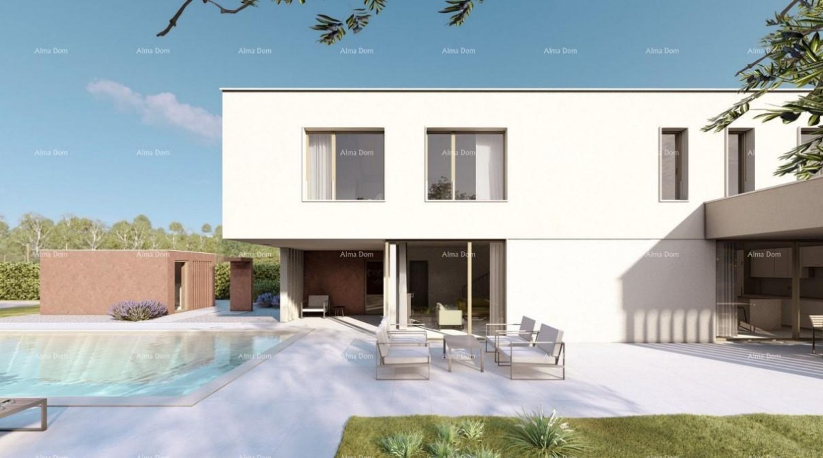 Prodaja samostojećih vila s bazenom u luksuznom, stambenom projektu, Labin! 2
