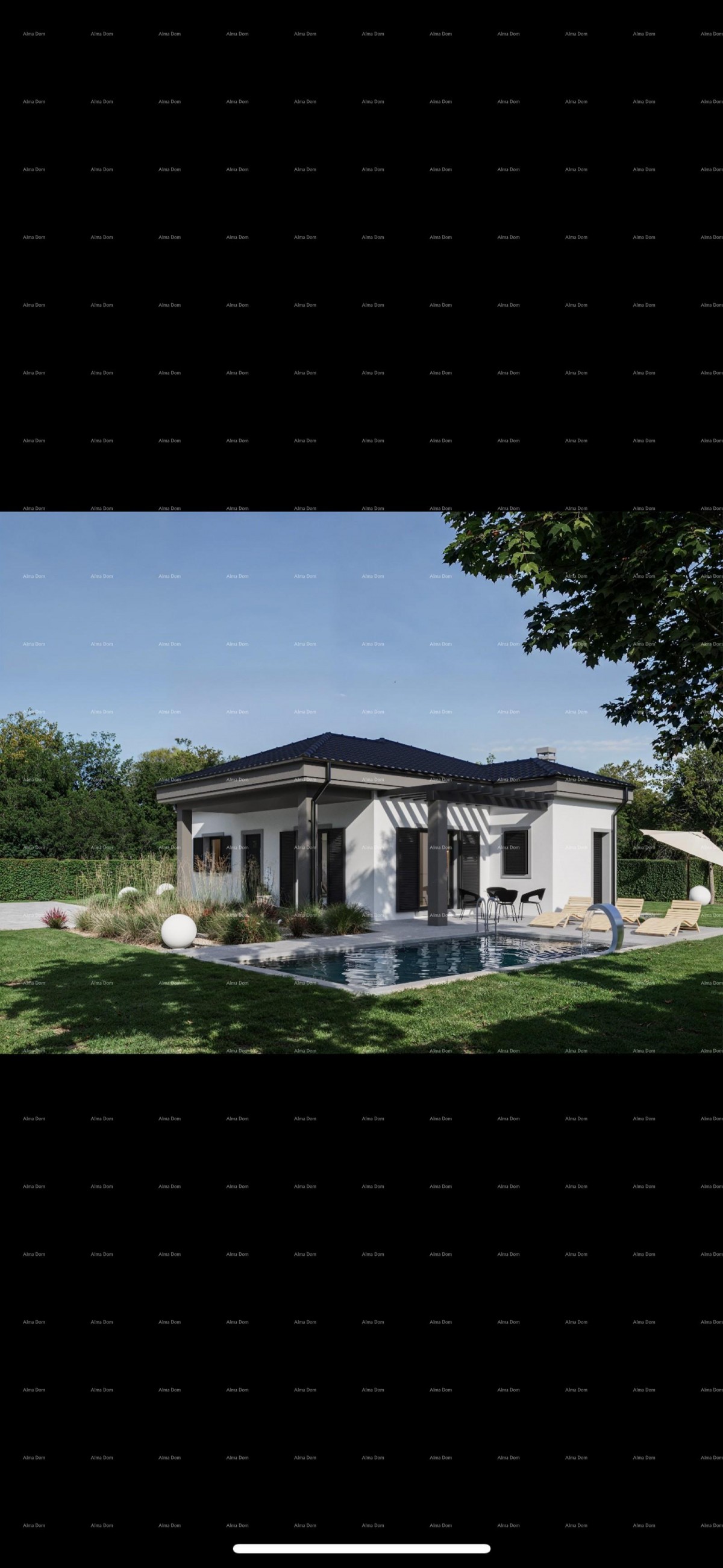 Hiša v roh-bau fazi s bazenom – mirna lokacija za popoln družinski dom ali počitek. 1