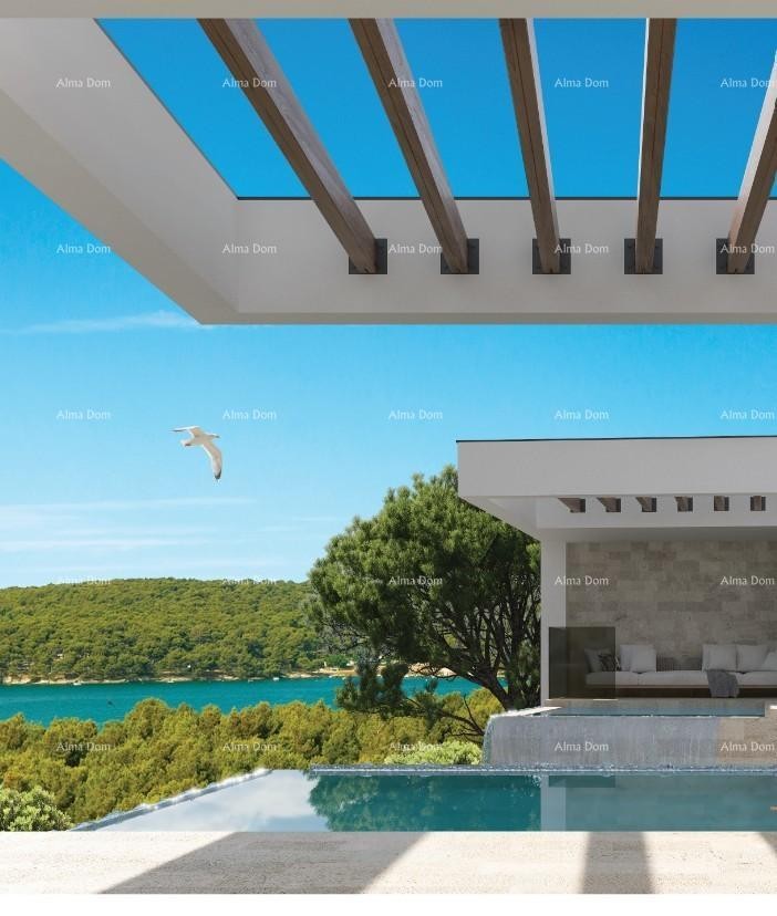 Dupleks luksuzna vila v mediteranskem slogu s bazenom in dvigalom. Pogled na morje! Medulin! 2