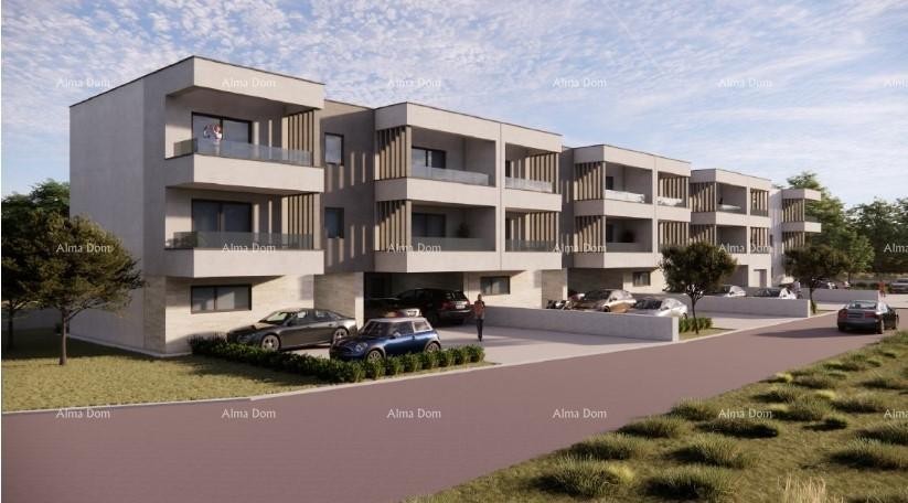 ŠTINJAN – NOVOGRADNJA U BLIZINI MORA I GRADA. Stan C Zgrada D 1