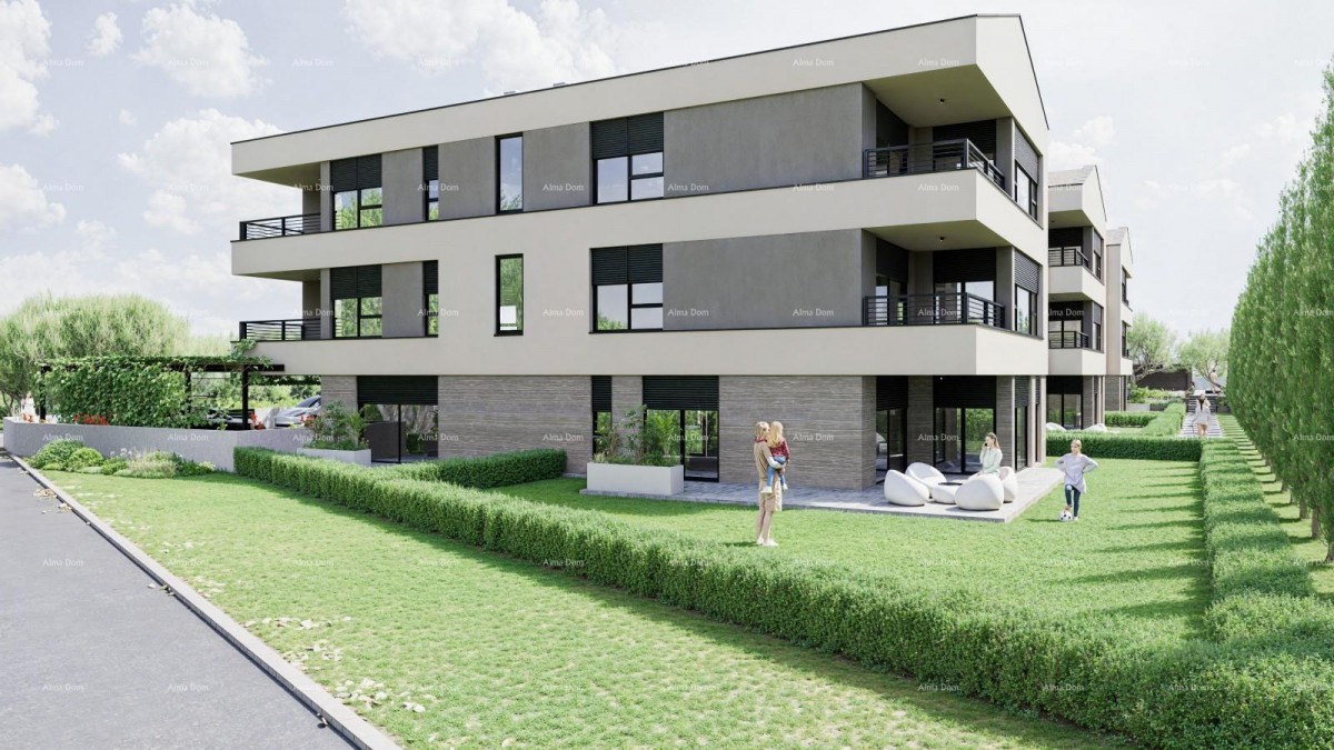 Sale of apartments in modern new construction with a shared pool, Fažana! B4 3