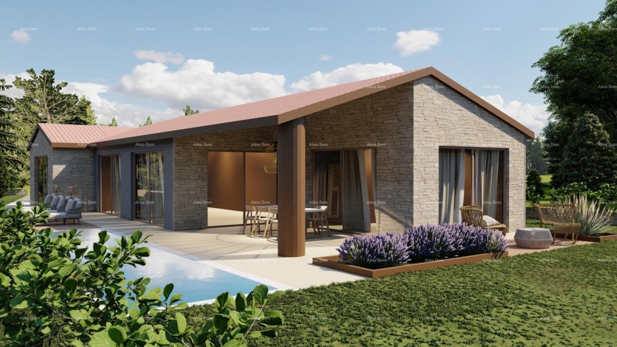 Топ предложение! Продажа земли с разрешением на строительство для постройки семейного дома с бассейном, Тиньян! 1