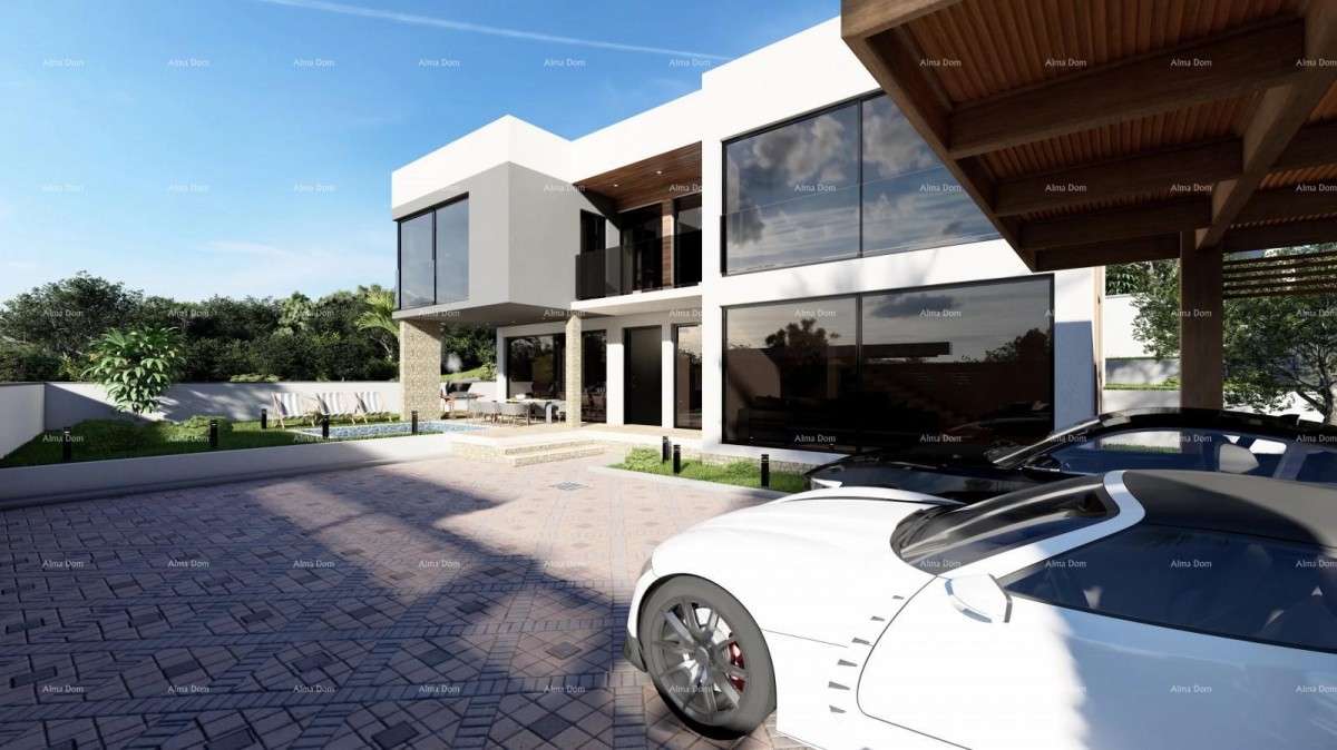 Great opportunity! Exclusive project of two luxury villas with sea views and obtained building permits – Mukalba, Medulin! 2