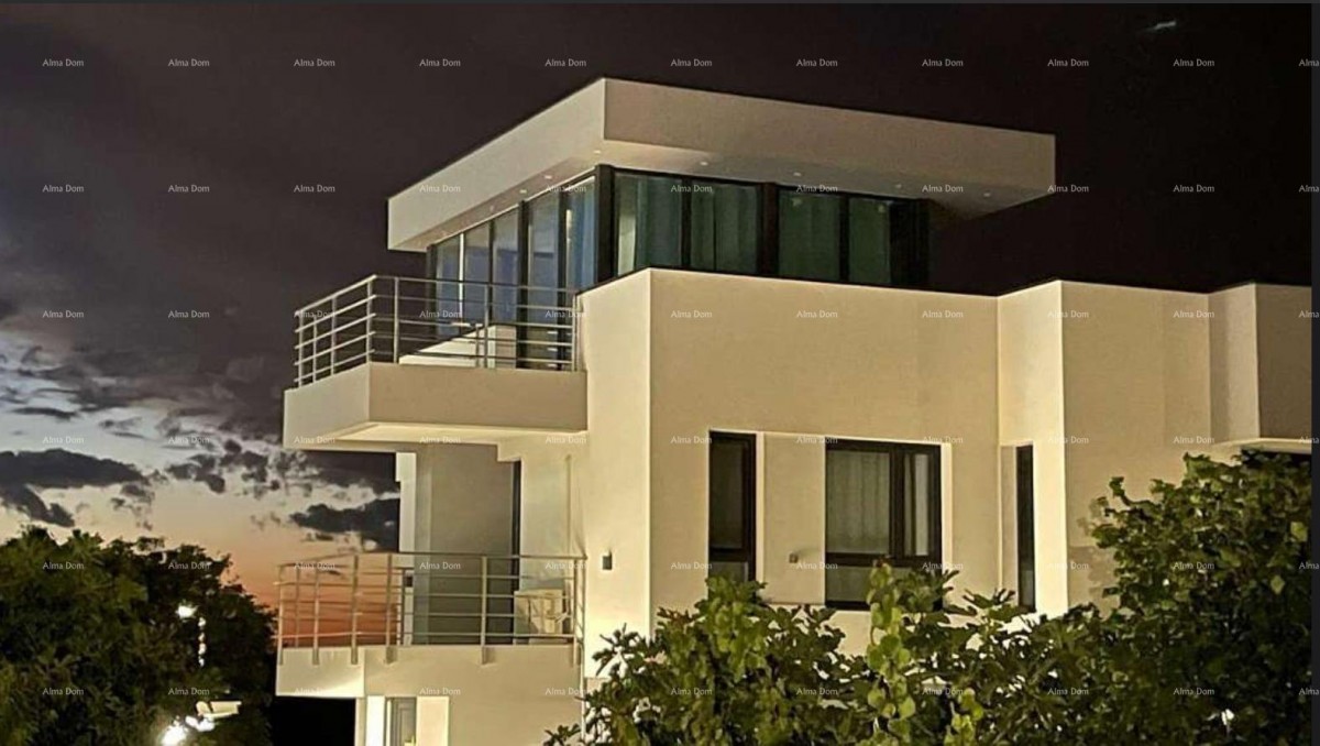 Moderna vila v Istri s pogledom na morje, strešno teraso in urejenim vrtom – 800 m od plaže 11