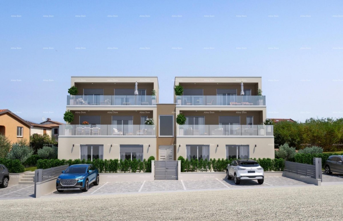 Moderna nuova costruzione con due appartamenti e vista panoramica sul mare – Žbandaj, Poreč 2