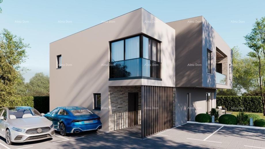 ŠEGOTIĆI, MODERN DOUBLE HOUSE IN NEW CONSTRUCTION WITH PRIVATE GARDEN 1
