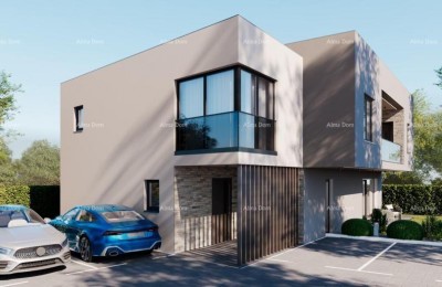 ŠEGOTIĆI, MODERN DOUBLE HOUSE IN NEW CONSTRUCTION WITH PRIVATE GARDEN