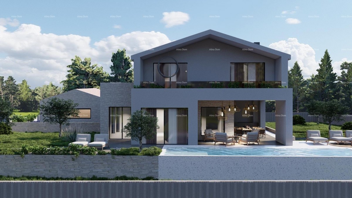 Тиньян – Строительный участок 1.152 м² с разрешением и проектом для дома с бассейном 4