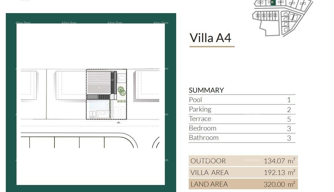 Продажа современных вилл в красивом жилом районе Умага 13