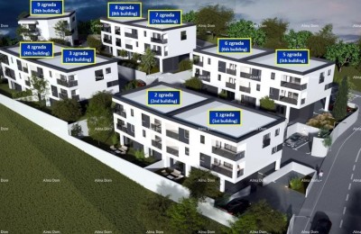 Pula, Šijana, Penthouse ZGR2/S4 von 100,59 m2 in einem Projekt mit 9 Wohngebäuden