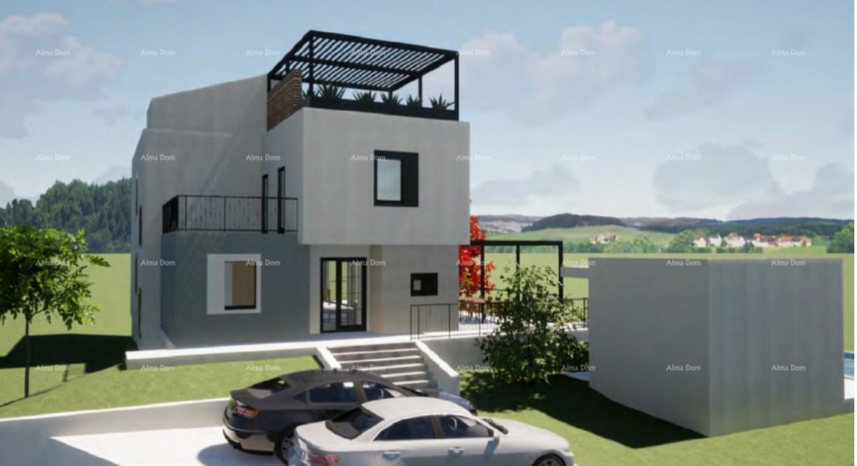 Продается роскошная вилла с бассейном, Каштелир, Пореч! 2