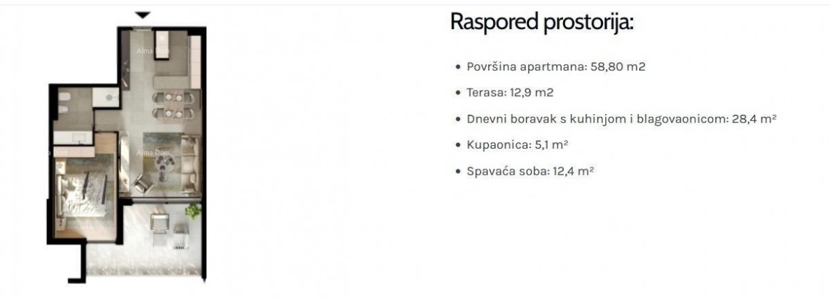 Prodaja - stan v novem stanovanjskem projektu, le 200 m od morja in plaž, Umag! 7