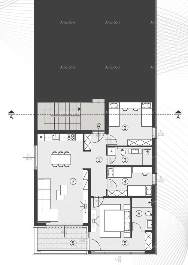 Vendita di appartamenti in moderna nuova costruzione con piscina, vicino a Fažana! 9