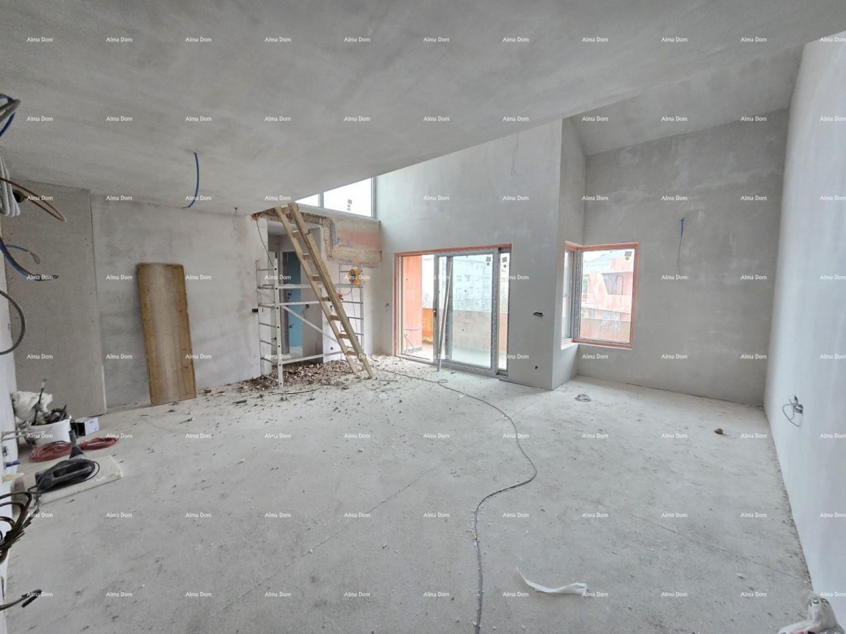 Poreč, residential and commercial building under construction with apartments and underground garages 13