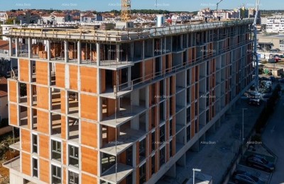 Monvidal Pula, new project! Multi-family, modern building with an elevator, close to the center. Apartment with a parking space and storage S36.