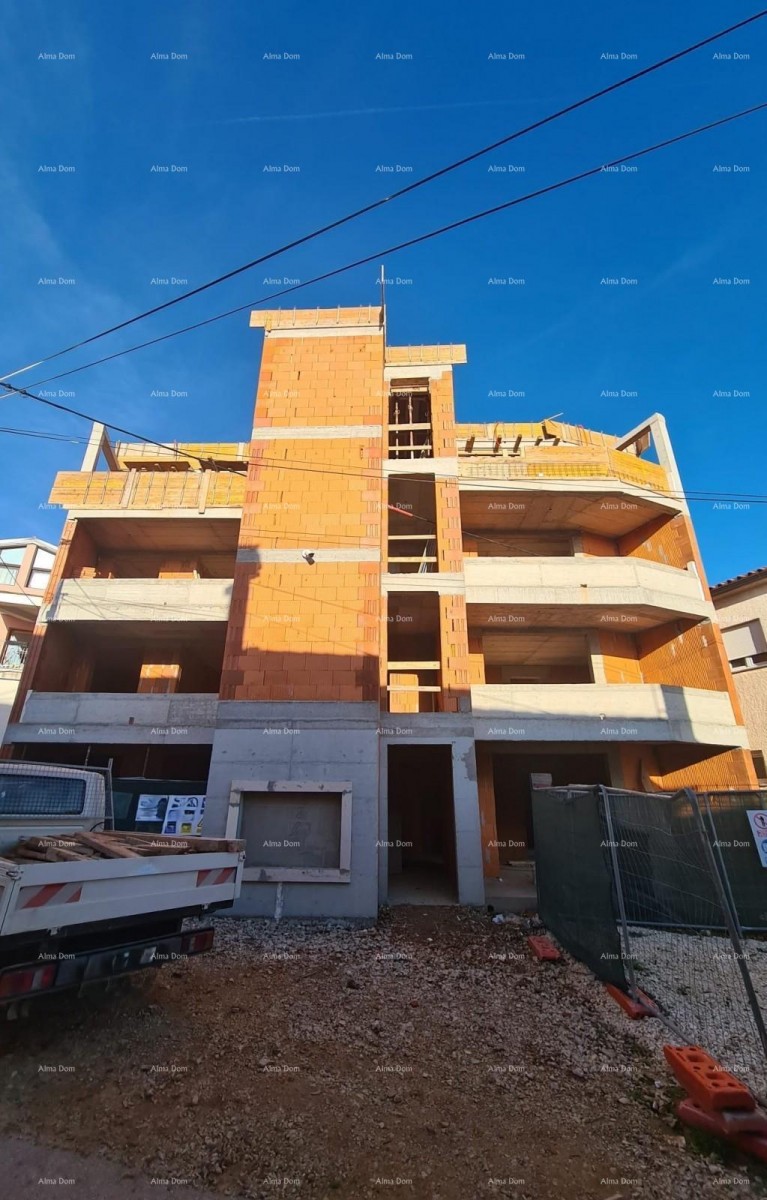 Sale - Apartment with Terrace Under Construction, New Residential Building, Ližnjan! 1