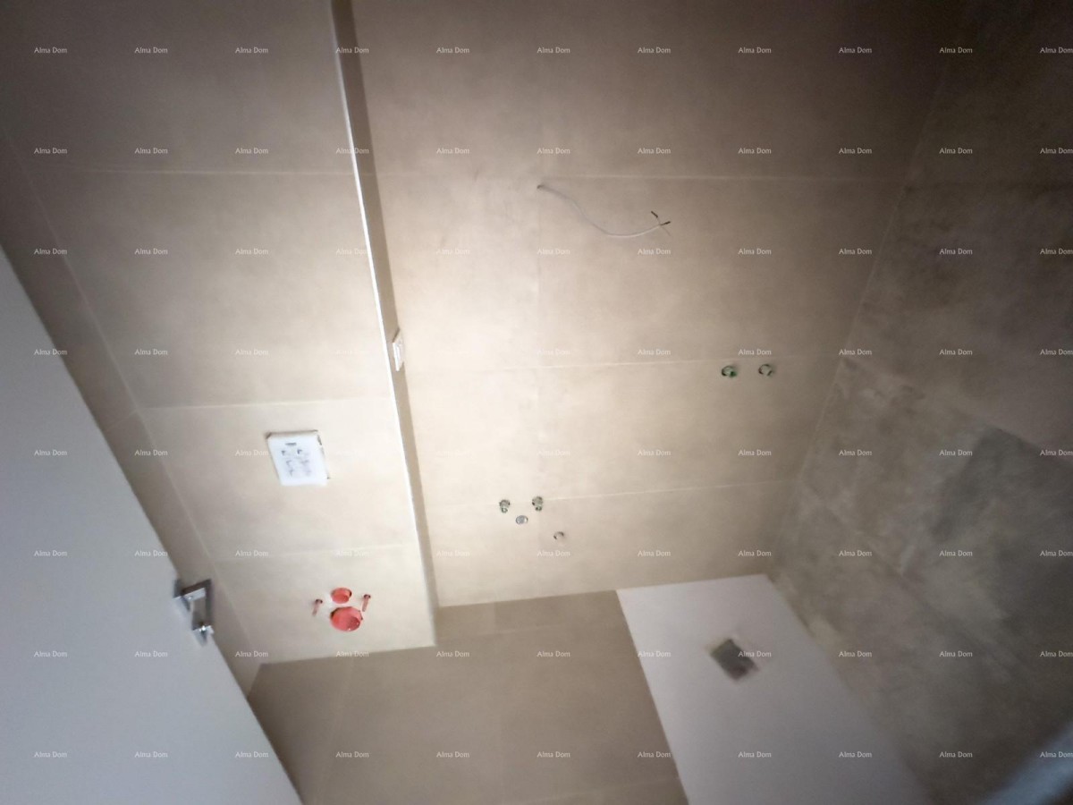 We are selling an apartment with a garden in Barban. 6