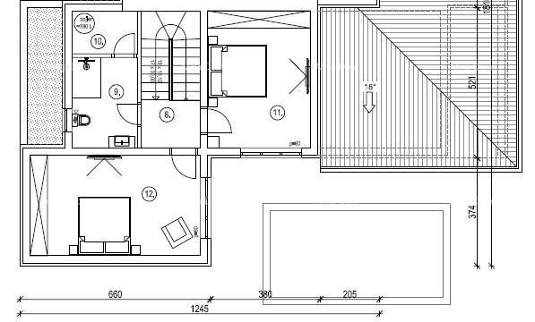 Современная двухуровневая вилла с бассейном на продажу, Кожляни, Барбан! 4