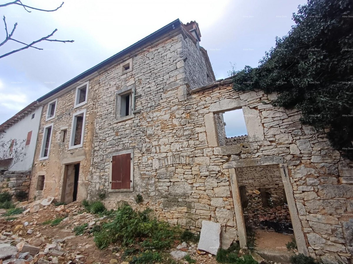 Marčana okolica, Istarsko imanje z več kamnitimi hišami 3