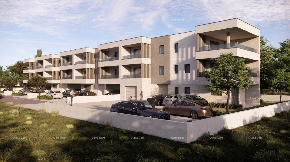 ŠTINJAN – NEW BUILDING NEAR THE SEA AND THE CITY. Apartment B Building B 1