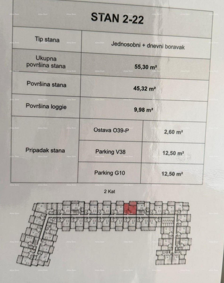 УМАГ – Новостройка! Квартира в современном жилом комплексе с двумя парковочными местами, S 2-22 27