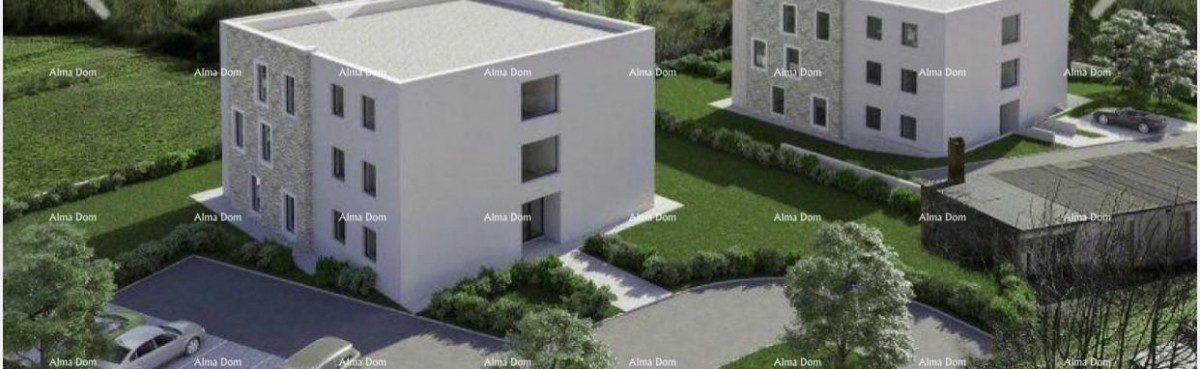 Beautiful apartment in a semi-detached building. LABIN 5