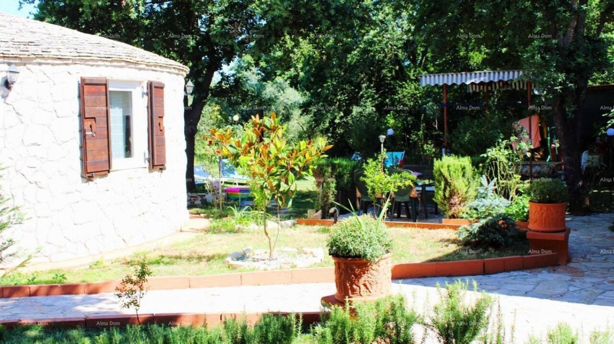 МЕДУЛИН – АУТЕНТИЧНЫЙ ИСТРИЙСКИЙ ДОМ (КАЖУН) С САДОМ, 600 М ОТ МОРЯ 6