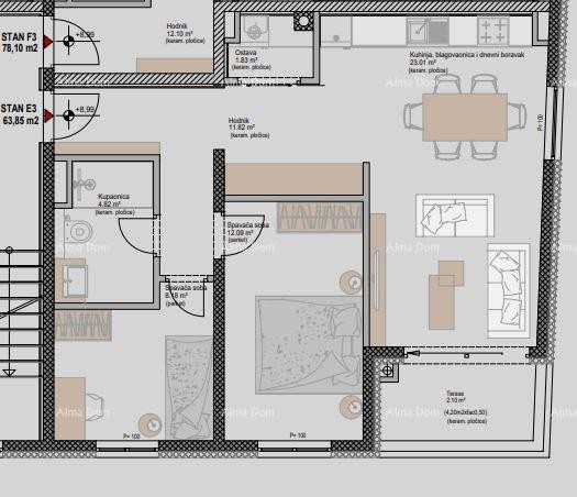 Продажа квартир в современном новострое, в центре, Пореч! 19