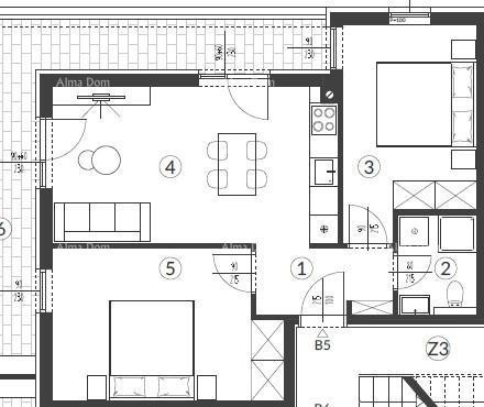 Modereren stan v novem projektu, Pula! B5 7