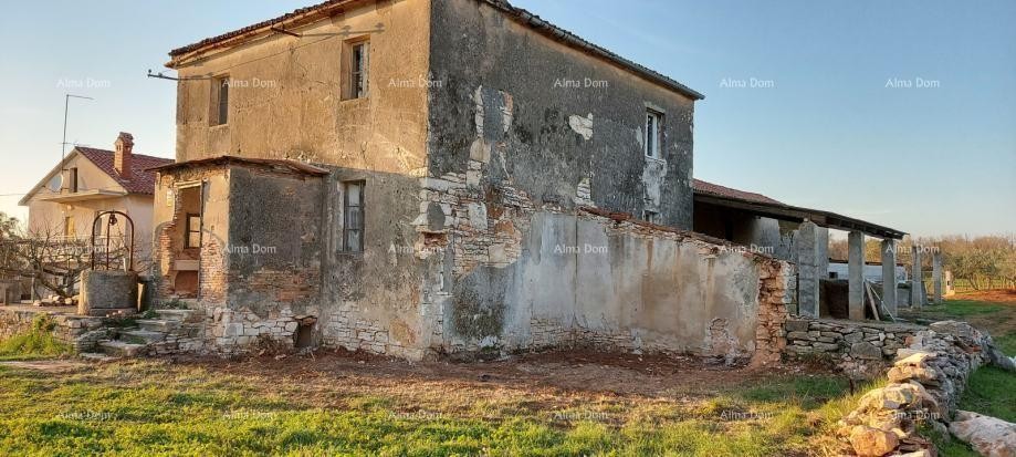 Galižana – kamena hiša z gradbenim zemljiščem in šterno 1
