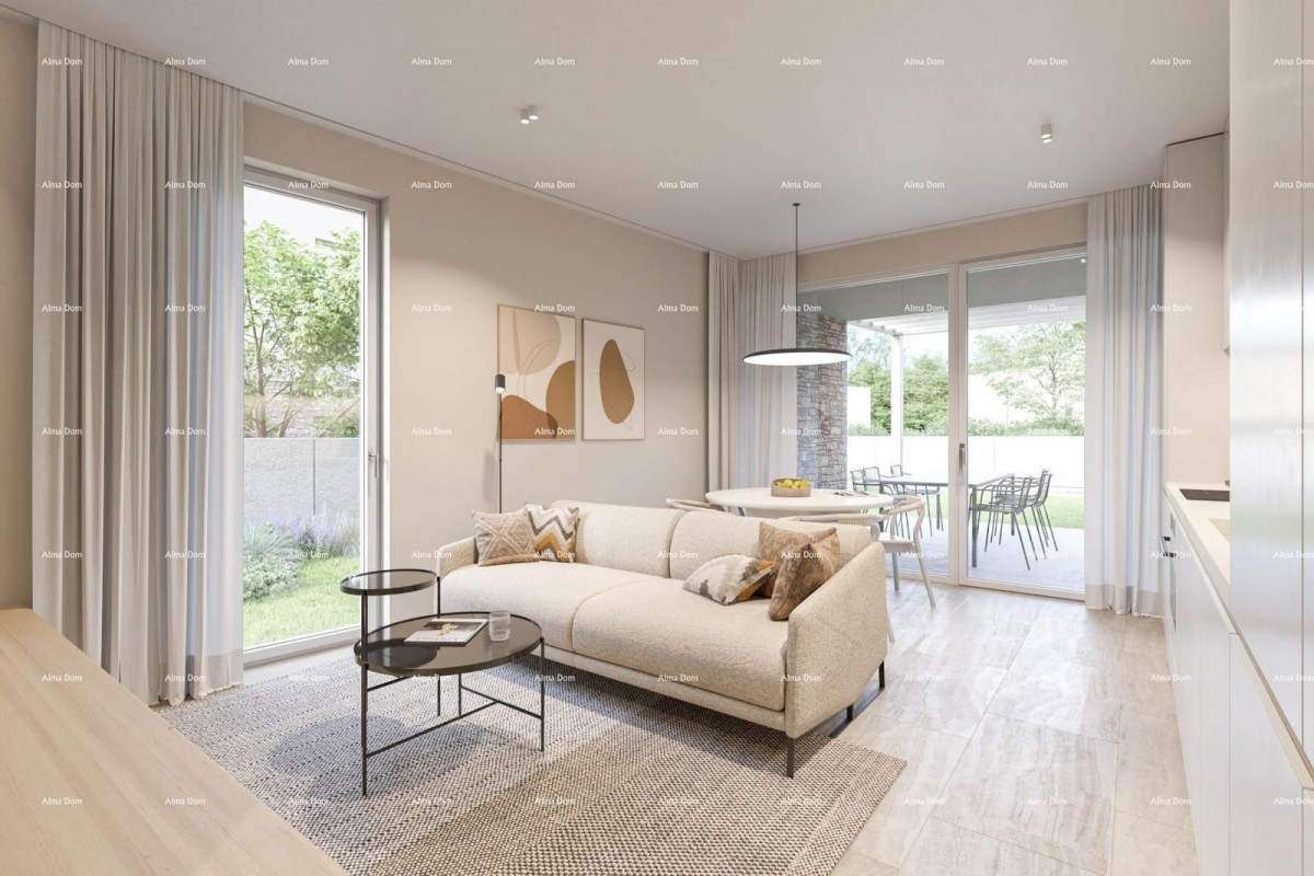 Prodaja apartmana u novogradnji s dva parkirna mjesta, 5 minuta od plaže, Umag! A21 4