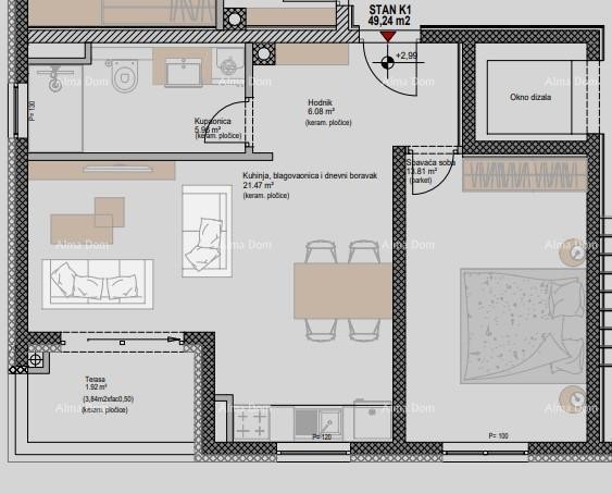 Neposredna blizina naselja Finida. Prodaja stanova u modernoj novogradnji,  Poreč! 7