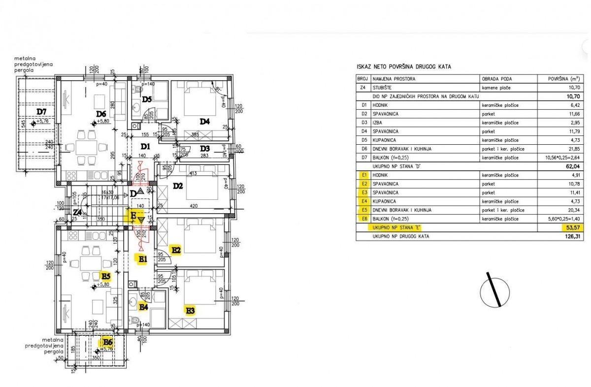 New construction, 2-bedroom apartment on the 2nd floor 3