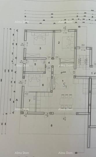 Novigrad – Novogradnja, stan 123,63 m² z loggio 22 m² 2