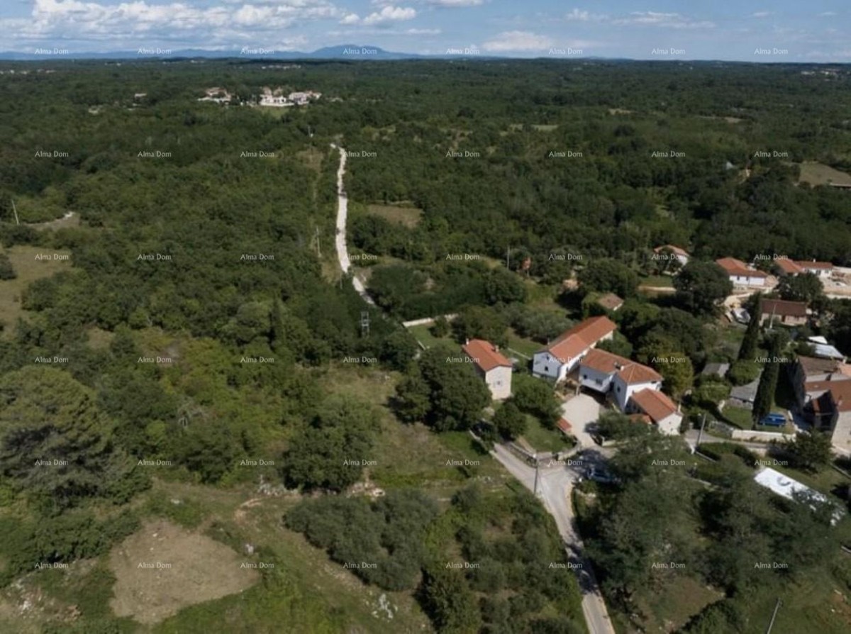 Prodaja građevinskog zemljišta sa projektom, Višnjan 1
