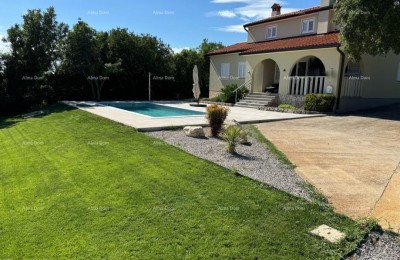 Rasa, House with a Pool and Sea View