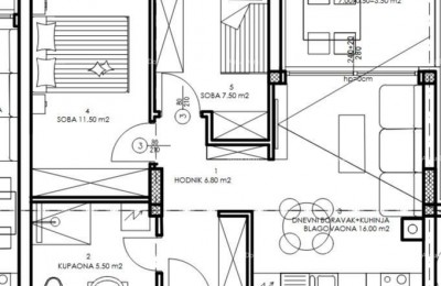 Novi stambeni projekt, prodaja stana s dvije spavaće sobe- Pula!