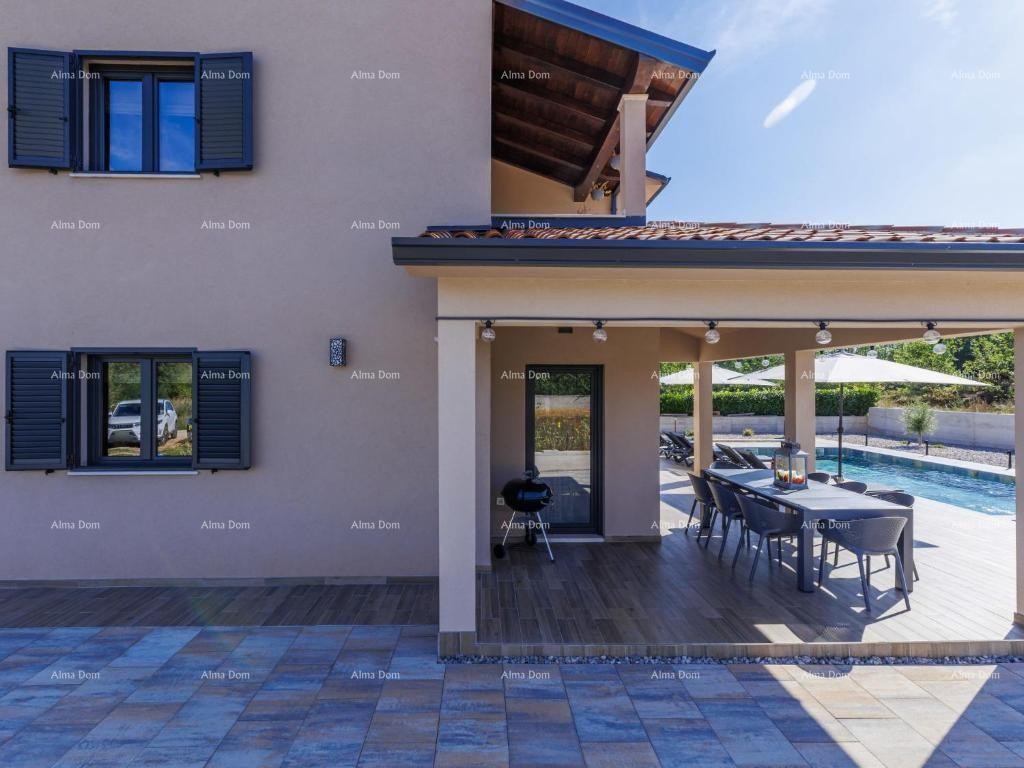 In vendita villa di lusso con piscina in un'oasi verde nei dintorni di Labin 15